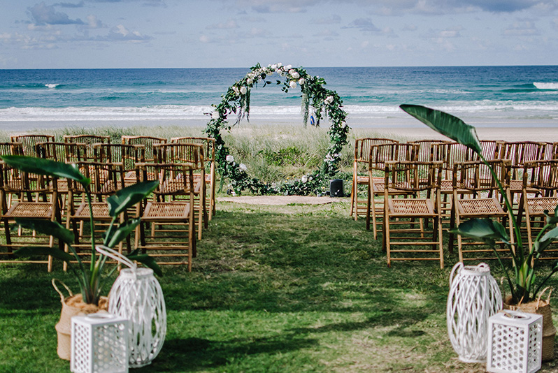 beach front wedding ceremony best gold coast venue